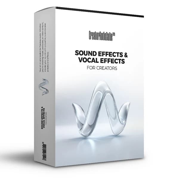 Sound Effects & Vocal Effects for Creators software box