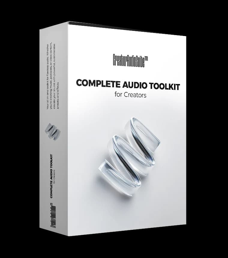 Complete Audio Toolkit™ for Creators software box