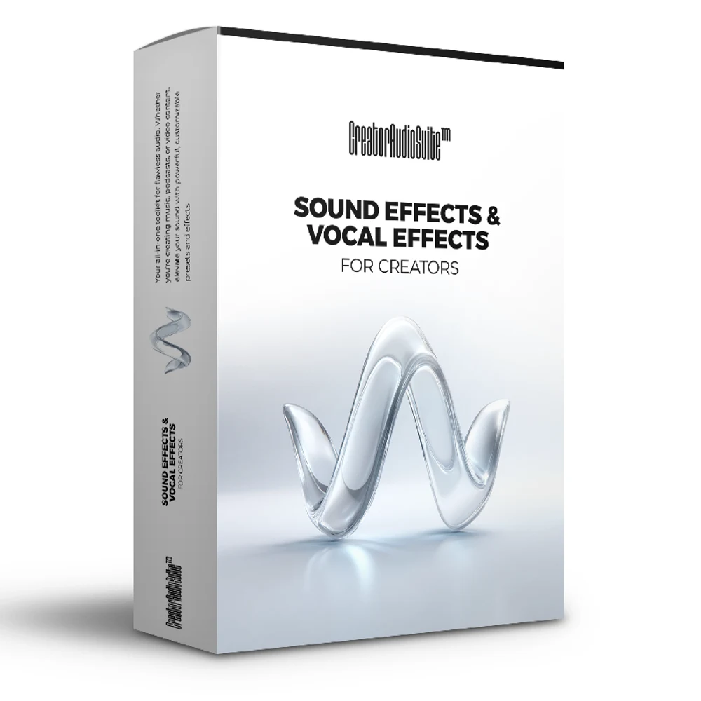 Sound Effects & Vocal Effects for Creators software box