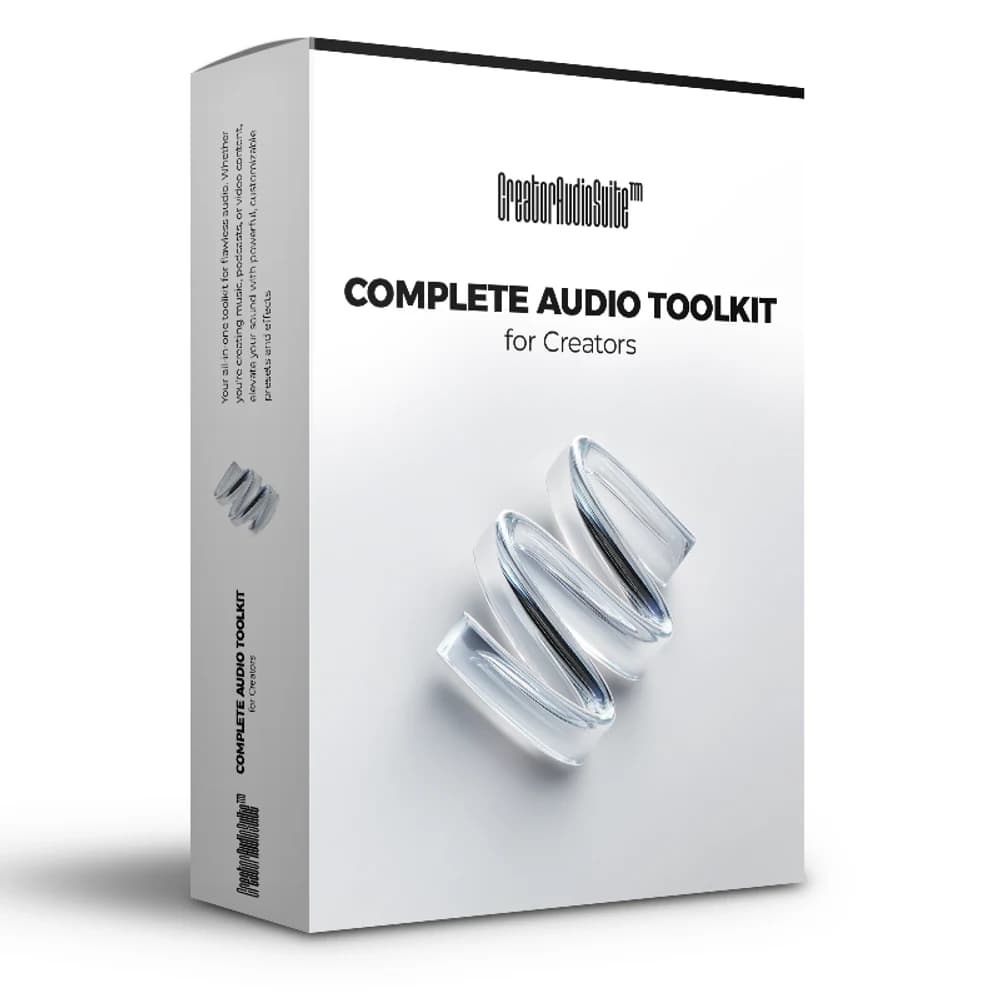 Complete Audio Toolkit™ for Creators software box